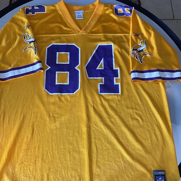Minnesota Vikings Randy Moss 2XL Jersey NFL Reebok Retro Throwback - Picture 1 of 7